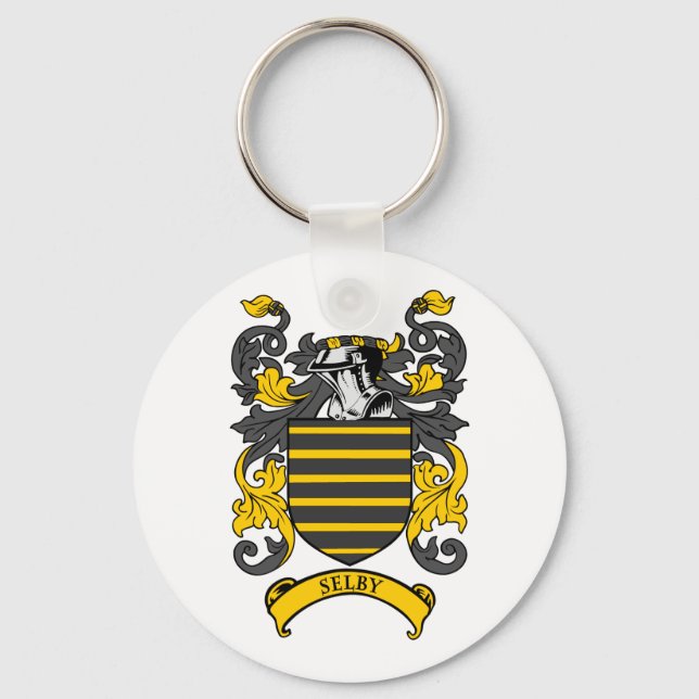 SELBY Coat of Arms Key Ring (Front)
