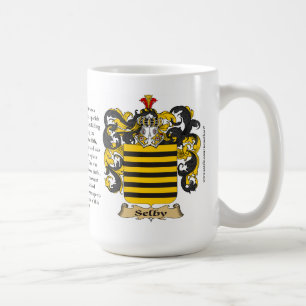 Selby, the Origin, the Meaning and the Crest Coffee Mug