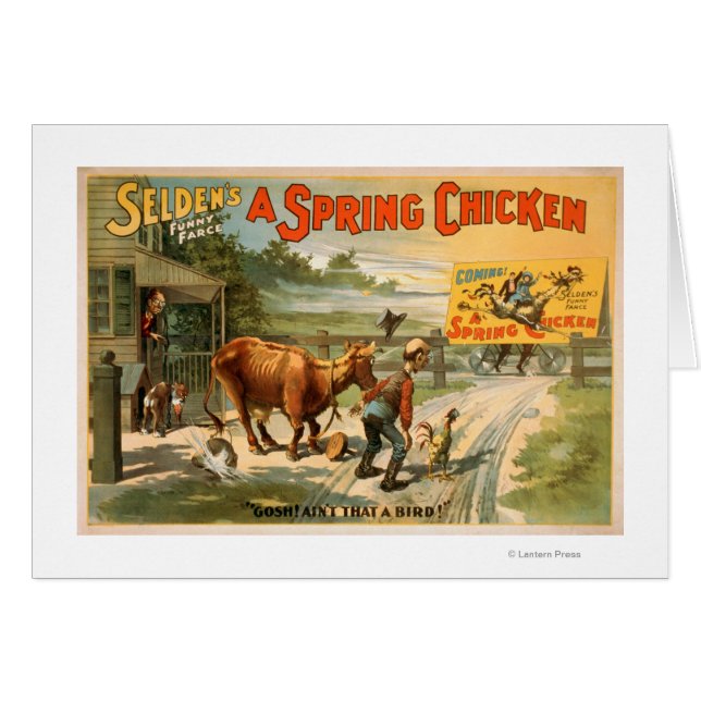 Selden's Funny Farce, A Spring Chicken Play (Front Horizontal)