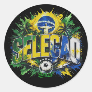 Selecao - Brazil national team nickname Classic Round Sticker