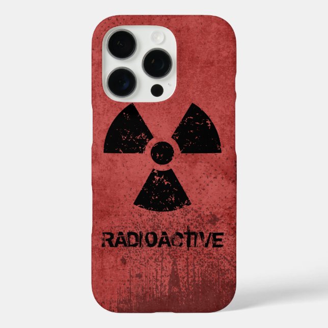 Select-A-Colour Radioactive Grunge Case-Mate iPhone Case (Back)