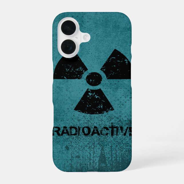Select-A-Colour Radioactive Grunge iPhone 16 Case (Back)