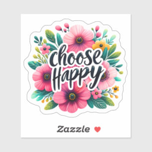 Select Joy: Bright Flowers & Bold Text