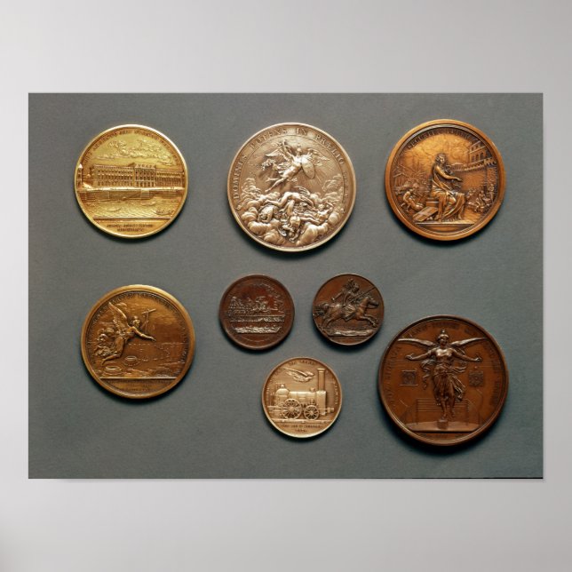 Selection of medals poster (Front)