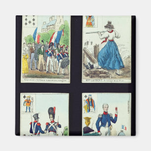 Selection of playing cards relating to magnet