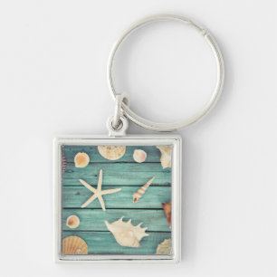 Selection Of Seashells Key Ring