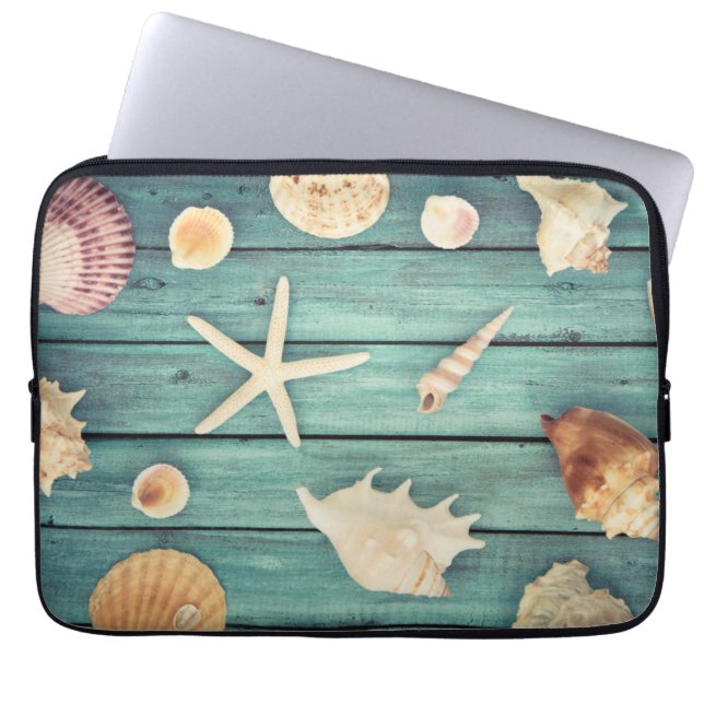 Selection Of Seashells Laptop Sleeve (Front)