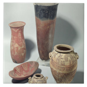 Selection of vases, Naqada I/II Period, 4000-3100 Tile