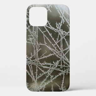 Selective focus of snowflakes iPhone 12 case