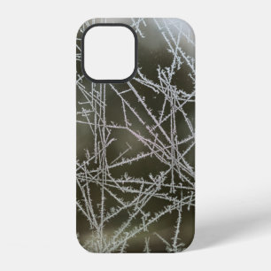 Selective focus of snowflakes iPhone 12 case