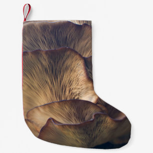 Selective focus photo of mushroom small christmas stocking