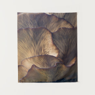 Selective focus photo of mushroom tapestry