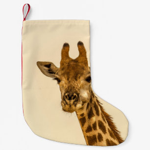 SELECTIVE FOCUS PHOTOGRAPHY OF GIRAFFE SMALL CHRISTMAS STOCKING