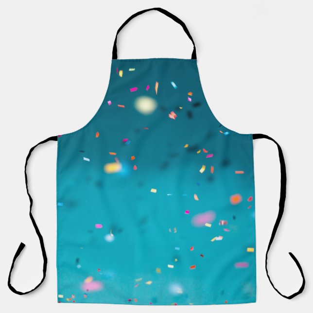 Selective focus photography of multicolored confet apron (Front)
