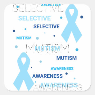 Selective Mutism dots Sticker