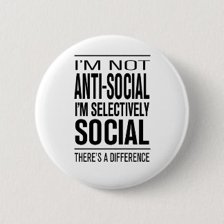 SelectivelySocial 6 Cm Round Badge