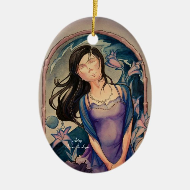 Selena Ceramic Tree Decoration (Front)