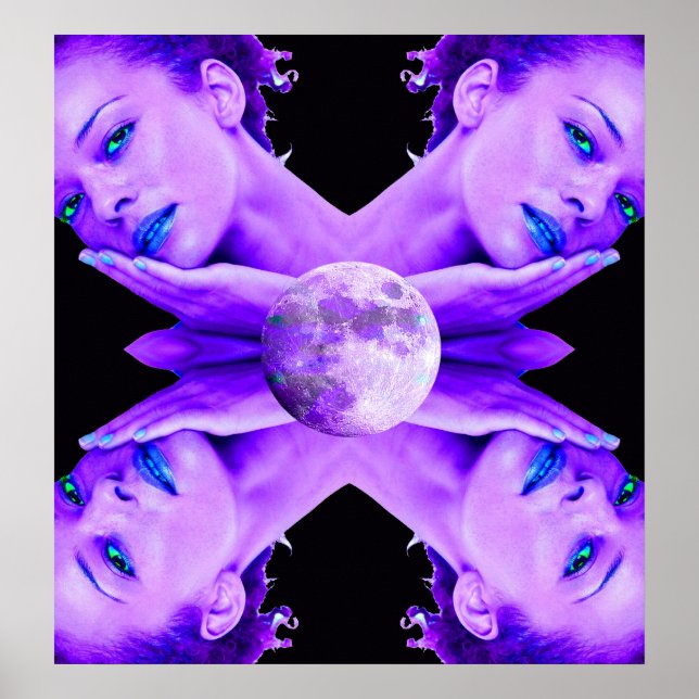 Selene Moon Goddess Poster (Front)