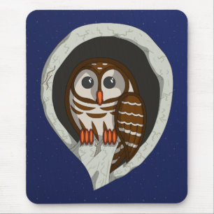 Selene the Owl Mousepad