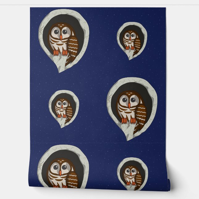 Selene the Owl Wallpaper (Unrolling)