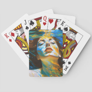“Selene” - Women In Water Playing Cards