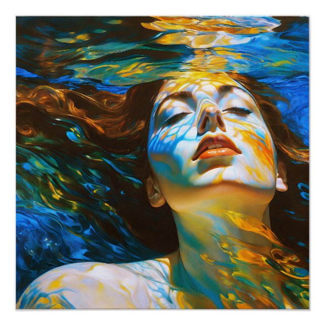 “Selene” - Women In Water Poster (Front)