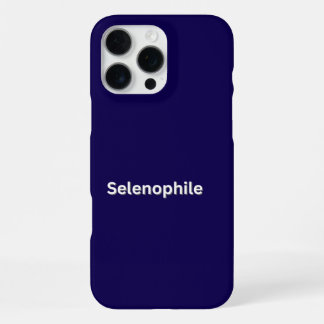 Selenophile Moon Lover iPhone 16 Pro Max Case