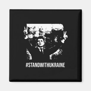 Selenskyj Stand With Ukraine Stop War Support Ukra Magnet