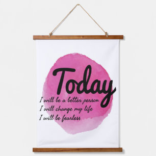 self acceptance motivational vibes hanging tapestry