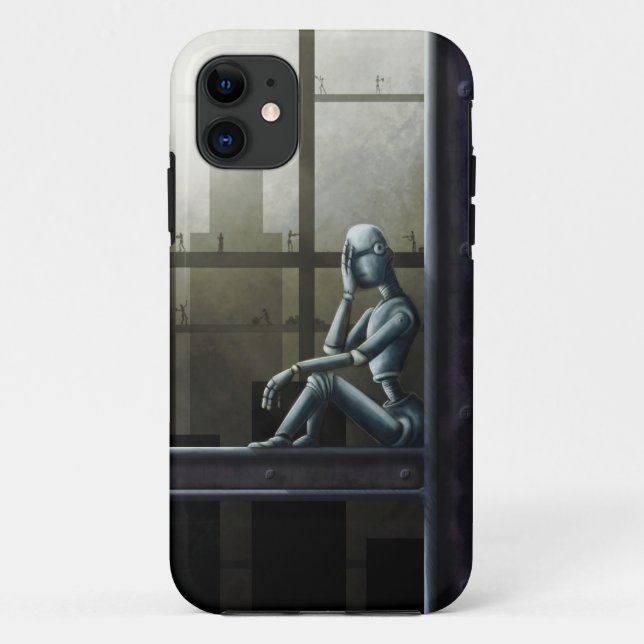 self aware robot scifi Case-Mate iPhone case (Back)