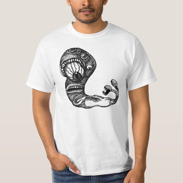 Self-Aware Worm T-Shirt (Front)