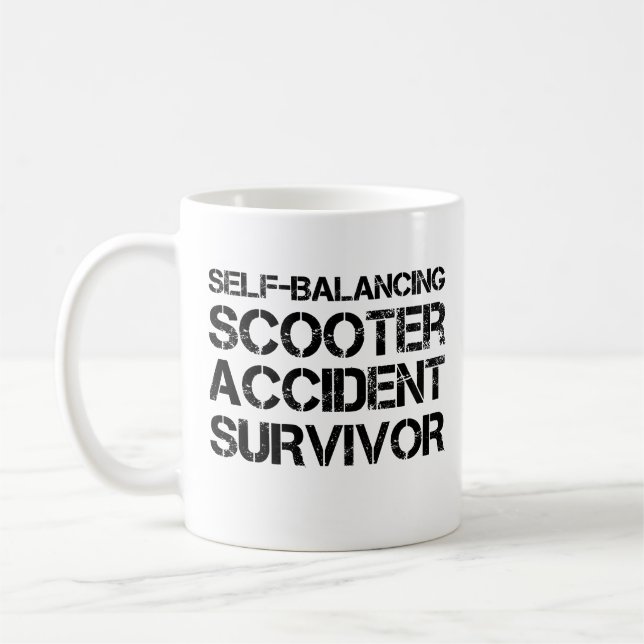 Self-Balancing Scooter Accident  Coffee Mug (Left)