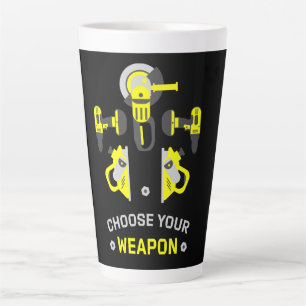 Self-Build DIY Man Latte Mug