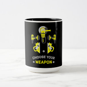 Self-Build DIY Man Two-Tone Coffee Mug