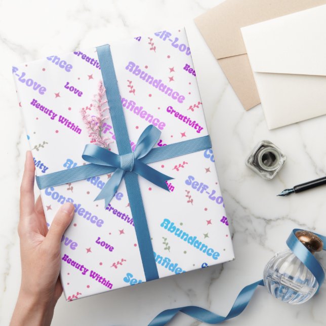 Self care and self love wrapping paper (Gifting)