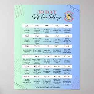SELF CARE CHALLENGE POSTER