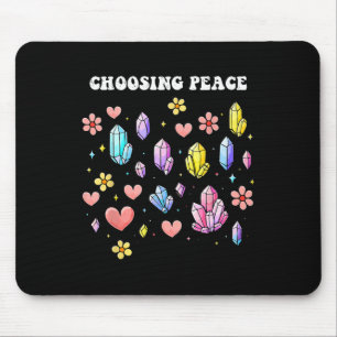 Self-care Choosing Peace Love Mental Health Wellne Mouse Pad