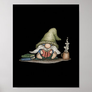 Self Care Gnome Sticker Poster