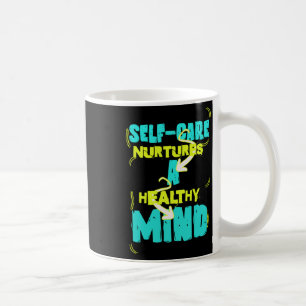 Self Care Healthy Mind Sticker  Coffee Mug