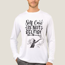 "Self Care is Not Selfish" Inspirational Graphic 