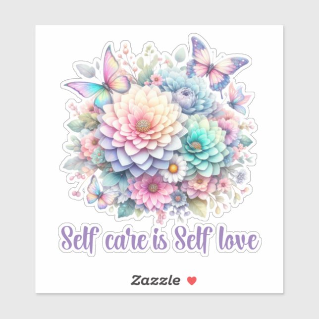 SELF CARE IS SELF LOVE, DAILY POSITIVE AFFIRMATION (Sheet)