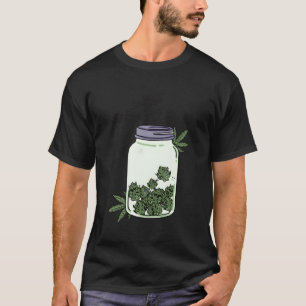 Self Care Mason Jar Weed T-Shirt
