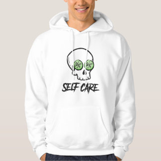 Self care mens hoodie