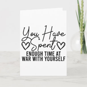 Self Care Mental Health Problems Wellness Positive Card