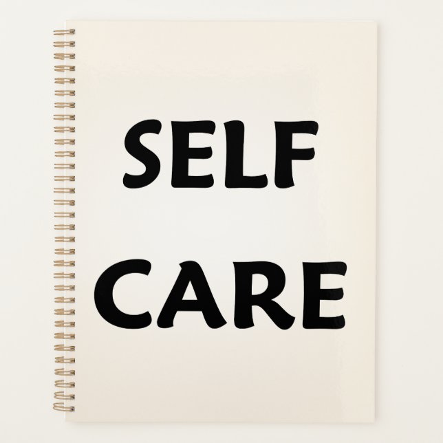 Self Care Minimal Planner Cover (Front)