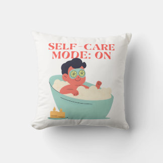 Self-Care Mode: ON – Cute & Funny Cartoon Bathing Cushion