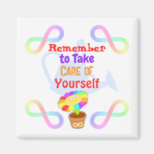 Self-Care Reminder for Autistics and Support Magnet
