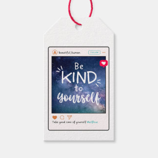 Self Care Tip - Be Kind to Yourself Gift Tags