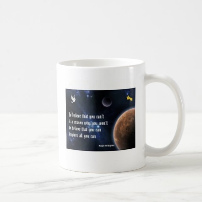 Self confidence coffee mug (Right)