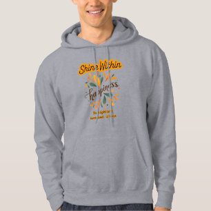 self-confidence, happiness, text, inspirational hoodie